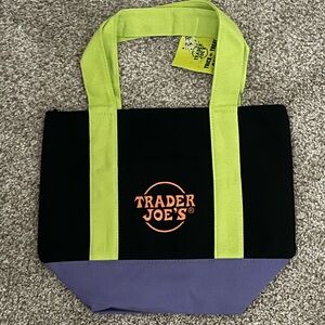 Black and Purple Tote Bag